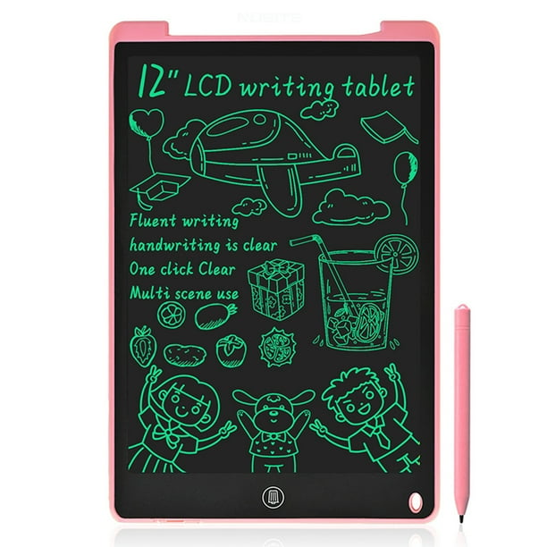 Tableta de escritura LCD Pantalla monocromática de 12 pulgadas con dibujo de lápiz óptico
