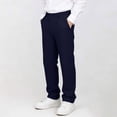 thumbnail image 6 of Jalioing Kids School Uniform Pants Dressy Casual Straight Leg Elastic Waist Trousers Big Boys Girls Plain Formal Pants, 6 of 9