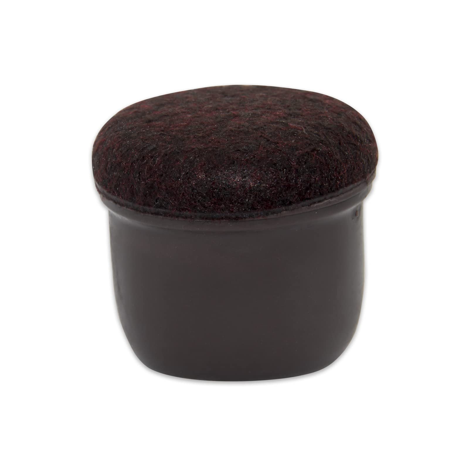 Flyshop 8PCS Round Chair Leg Caps with Felt Pads Durable Floor Protectors for Hardwood Floor Prevent Scratches Reduce Noise Foot Cap, Dark Brown Protective Caps, 19 to 25 mm