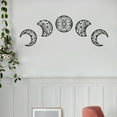 thumbnail image 4 of Pcapzz 5PCS Moon Phase Mirror Set,Black Moon Natural Design Wall-mounted 3D Nordic Style Moon for Christmas Home Bedroom Wall Decor, 4 of 11