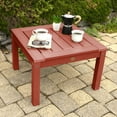 thumbnail image 4 of Highwood Adirondack Side Table - 24" W x 24" L x 16" H, Outdoor, Eco-friendly, Synthetic Wood, 4 of 7