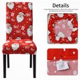 thumbnail image 4 of Moyic cubiertas superiores de la silla de la Navidad del poliéster 6pcs para el comedor y la ceremonia del hotel ampliamente utilizados Decoración del hogar, 4 of 6