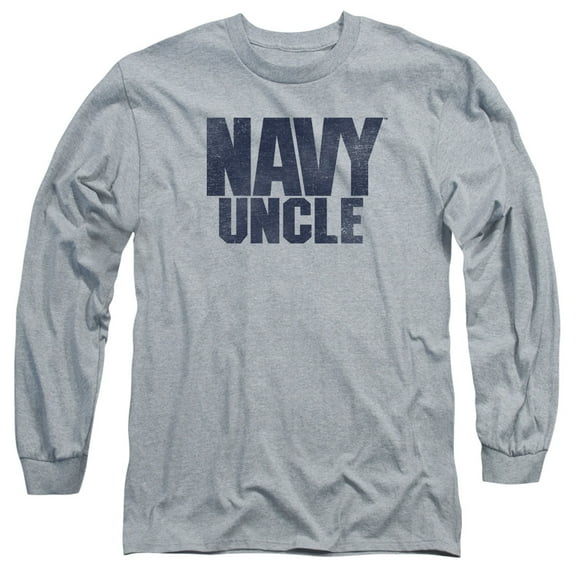Navy - Uncle - Long Sleeve Shirt - XX-Large
