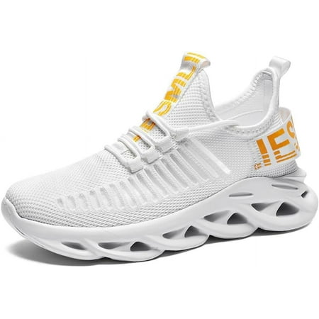 Men s Lightweight Running Shoes Slip On Athletic Walking Sneakers