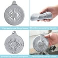 Shower Drain Hair Catcher, Durable Silicone Shower Drain Covers Hair