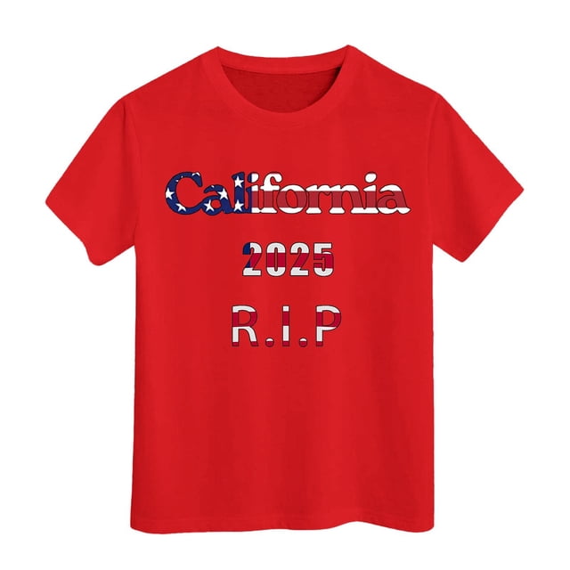 Chemise Filles Tenues Taille 5 Enfants la R.I.P T-Shirt Décontracté Imprimé à Manches Courtes