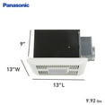 thumbnail image 3 of Panasonic FV-0511VQL1 WhisperCeiling DC Ventilation Fan/Light Combination, Speed Selector, Quiet, 3 of 7