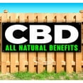 thumbnail image 1 of Cbd All Natural Benefits 13 oz Vinyl Banner With Metal Grommets, 1 of 4