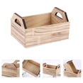 thumbnail image 2 of 1Pcs Khaki Wooden Storage Box for Organization on Desktop, 2 of 9