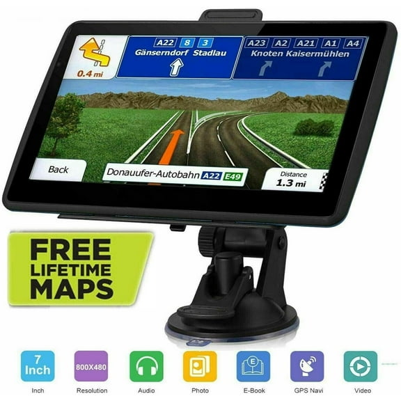 GHYREX 7" Car & Truck GPS Navigator Sat Navi 8GB 256MB