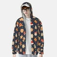 thumbnail image 2 of Vsdgher Sweat à Capuche Imprimé Pain d'Épice pour Hommes Femmes, Manches Longues Protection Solaire Pêche pour Course Natation-TG, 2 of 7