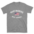 thumbnail image 1 of Martinsburg West Virginia Patriot Men's Cotton T-Shirt, 1 of 1