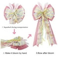 thumbnail image 6 of JGJJUGN Easter Large Bow Outdoor Decoration, Colorful Bunny Ears Bow, Festive Spring Wreath Accessory, 19.6 Inches Multicolor Nylon Spandex Bow for Front Door, Garden, and Home Decor, 6 of 6