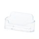 thumbnail image 1 of Business Card Holder Desk Set - Clear Plastic Office Business Card Stand, Business Card Display Stand, 1 of 3
