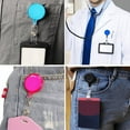 thumbnail image 6 of Retractable Badge Reels, 30 Pack Colorful Clips Holders for Name ID Card Key, 6 of 7
