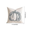 thumbnail image 3 of Fall Halloween Pumpkin Tufted Throw Pillow Cover Embroidered Decorative Cushion Cover Holiday Couch Sofa Bed Home Decor Pillowcase, 3 of 6