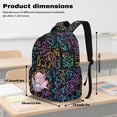 thumbnail image 7 of Xoenoiee Axolotl Book Print Kids School Backpack for Girls Teenage Kindergarten Primary School Bookbag Shoulder Bag Backpacks Teens Casual Travel Daypack Middle School Student Backpack, 7 of 7
