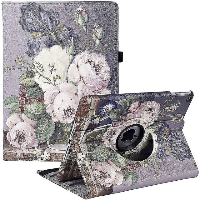 Nueva funda giratoria para Ipad 10,2 "9.a/8.a/7.a generación - Soporte giratorio de 360 grados