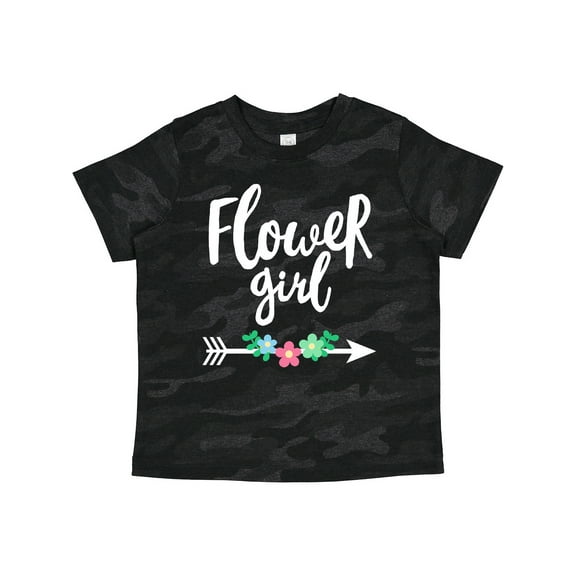 Inktastic Flower Girl with Arrow and Flowers Girls Toddler T-Shirt
