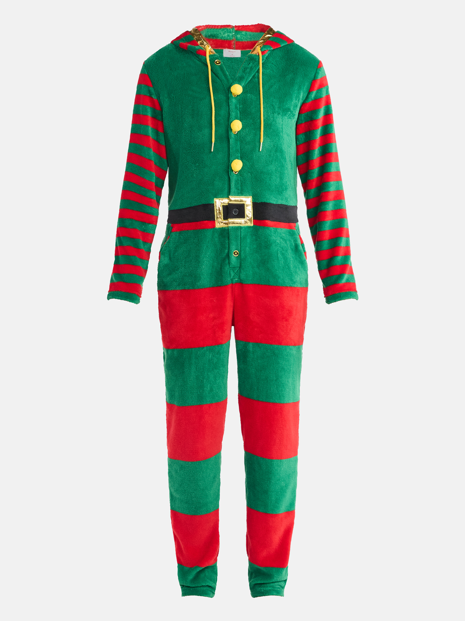 Christmas Men's SantaCon One-Piece Elf Union Suit from Holiday Time, Sizes M-XL