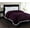Purple, variant on Elegant Comfort Best, Softest, Luxury Micro-Sherpa Blanket Heavy Weight Stripe Design Ultra Plush Blanket, Full/Queen, Gray