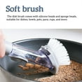 thumbnail image 5 of Linyer Dish Brush Cup Handheld Scrubber with Dispenser Kitchen Bathroom Bathtub Scrub Housekeeping Room Accessories with 3Pcs Heads, 5 of 8