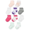 thumbnail image 2 of Fruit Of The Loom Toddler Ankle Socks, 10- Pack, Size 6M- 5T, 2 of 5