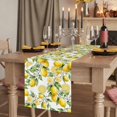 thumbnail image 2 of Table Runners 108 Inches Long Dress Scarves, Lemon Farmhouse Coffee/Dining/Kitchen Table Runner for Living Room, Yellow Fruits Summer Watercolor Botanical Leaf Plant 13x108 Inch, 2 of 9