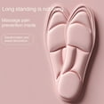 thumbnail image 6 of 2 Pieces Memory Foam Insoles Shoes Pad Heel Post Insoles Breathable Anti-slip for Women High Heel Shoe Support Insoles, 6 of 14
