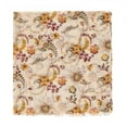 thumbnail image 3 of Scarf for Women Lightweight Fashion Scarves Shawl Wraps Pashmina (Barcelona Collection 6 - Beige elegant flower), 3 of 3