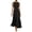 Black, variant on Levmjia Women's Dress Polka Dot Print Sleeveless Summer Dress Elegant Evening Party Gown with Belt