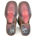 thumbnail image 2 of Men's Tin Haul Blackjack Boots with Winning Sole Handcrafted Brown, 2 of 3