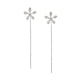 thumbnail image 2 of Pendientes colgantes Hugo aleación Perno de oreja duradero aretes colgantes con enhebrador, 2 of 7