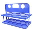 thumbnail image 4 of Portabotellas de fútbol, ​​soporte para botellas de agua deportivo, soporte plegable para bebidas, soporte para bebidas para el hogar, fitness, hockey Azul, 4 of 8