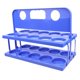 thumbnail image 4 of Portabotellas de fútbol, ​​soporte para botellas de agua deportivas, portabotellas para equipo Azul, 4 of 9