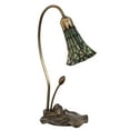 thumbnail image 2 of Meyda Lighting 16" High Stained Glass Pond Lily Accent Lamp, 2 of 2