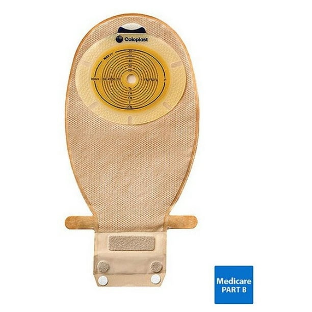 Coloplast Sensura One Piece Easiclose Wide Outlet Ostomy Pouch Coi Box Of 10 Walmart Com Walmart Com