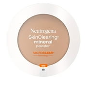 Neutrogena SkinClearing Mineral Acne Face Powder, Tan 80,.38 oz