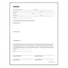 Adams Contract Form, 8.5 x 11 Inch, White (LF601)