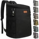 thumbnail image 1 of Camping 30 latas, mochila suave refrigeradores aislados a prueba de fugas viaje impermeable almuerzo picnic playa viaje de trabajo bebida bebida cerveza bolsa térmica negro, 1 of 5