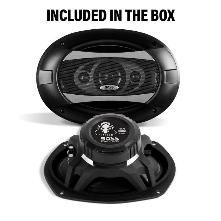 BOSS Audio Systems P69.4C 6” x 9” Car Speakers, 800 Watts, Full