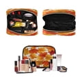 thumbnail image 5 of 3-Piece Travel Toiletry Bag Set, Hanging Wash Bag with Makeup Bag & Brush Case,Waterproof Cosmetic Organizer for Travel, Gym & Home Maple Leaf Design, 5 of 10