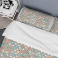 thumbnail image 4 of Designart 'Retro Hexagon Pattern III' Mid-Century Modern Duvet Cover Set, 4 of 4