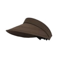thumbnail image 5 of Sun Visor Hats for Women Solid Color Large Brim Sun Hat Outdoor Travel Cycling Hat Sun Protection, 5 of 5