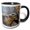 Black/White, variant on 3drose, Giant Tortoises and Shells, Galapagos, Ecuador - Sa07 Bba0017 - Bill Bachmann, 11oz Two-tone Black Mug