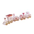 thumbnail image 1 of Tren navideño con  en miniatura para coleccionable de mesa Blanco Yuyangstore  Trenes en miniatura, 1 of 8