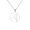Steel Color, variant on Artistic Gymnastics Pole Dance Support Action Pendant Necklace Women Stainless Steel Jewelry