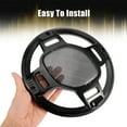 thumbnail image 5 of Universal 9" Car Metal Speaker Grill Cover Mesh Woofer Horn Guard Decorative Irregular Grille Protector Black, 5 of 6