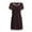 Multicolor, variant on Jxximdong Nightgowns for Women Summer Casual Cozy Round Neck Loose Short Sleeved Multicolor Nightdress Black Loungewear L