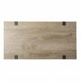 thumbnail image 3 of Modern Chunky Natural and Gray Wood Table Desk, 3 of 7